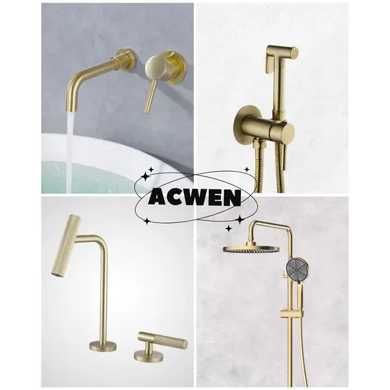 Душ гигиенический ACWEN 82003BG матовое золото