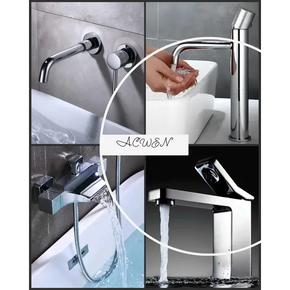 Смеситель для ванны и душа ACWEN 80105S хром