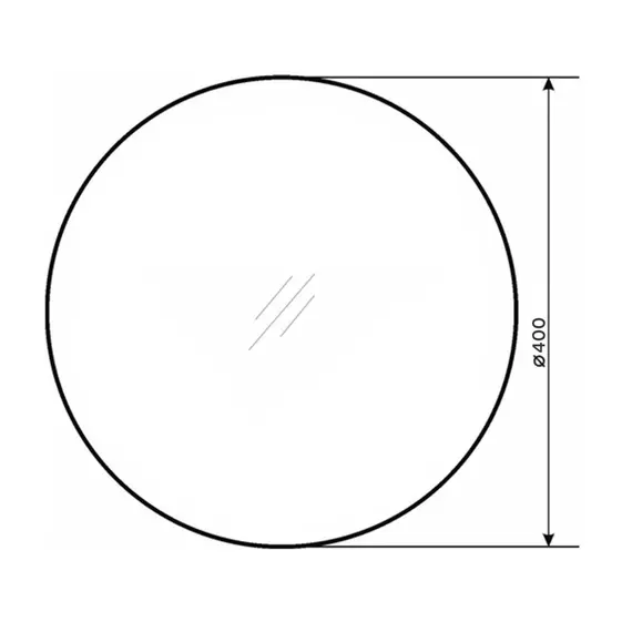 Круглое зеркало Comforty Круг-40 универсальное