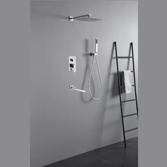 Душевая система ACWEN-80118  встраиваемая с изливом , хром