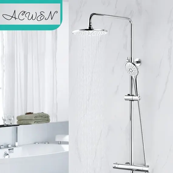 Душевая стойка  ACWEN 80051 с термостатом  хром