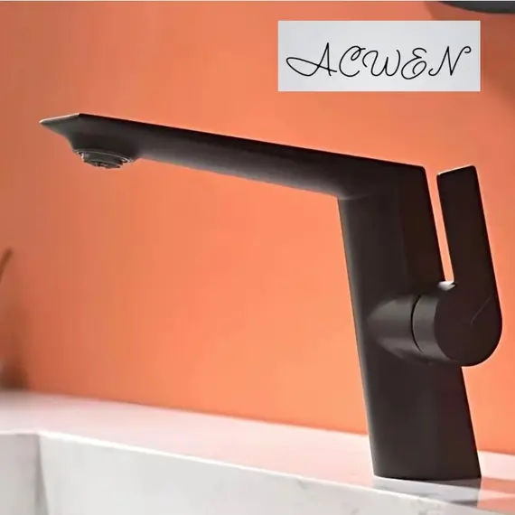 Смеситель для раковины ACWEN BN61B черный матовый
