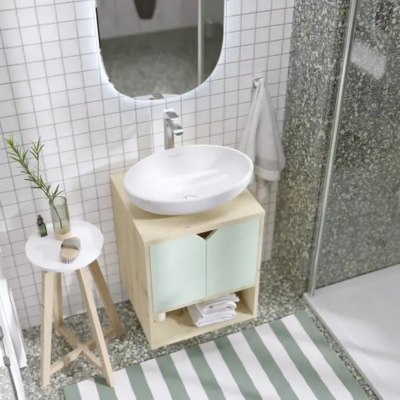 Тумба подвесная 1Marka Delta Мята софт