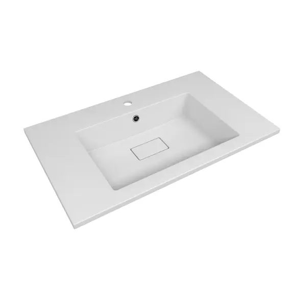 Тумба подвесная Style line "ЛИМА эмаль, с раковиной  LINE, 2 ящ., PLUS, графит