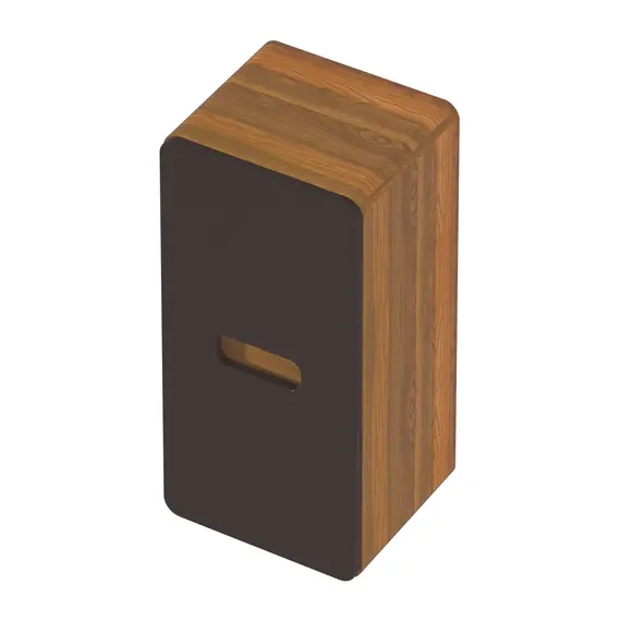 Пенал Vortex 700х350х300П 1д орех ноче тортона/монолит найт