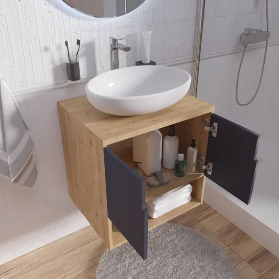 Тумба подвесная 1Marka Uta  Шарли синий