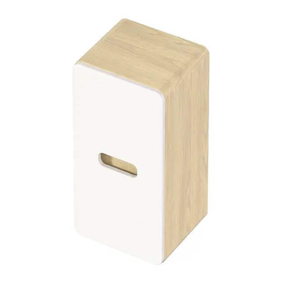 Пенал Vortex 700х350х300П 1д орех лучистый солнечный/супер айс белая