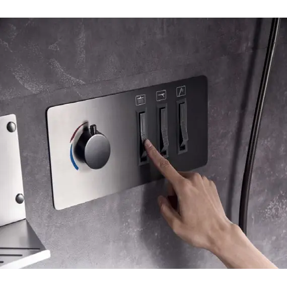 Душевая система ACWEN 1501F с термостатом, встраиваемая