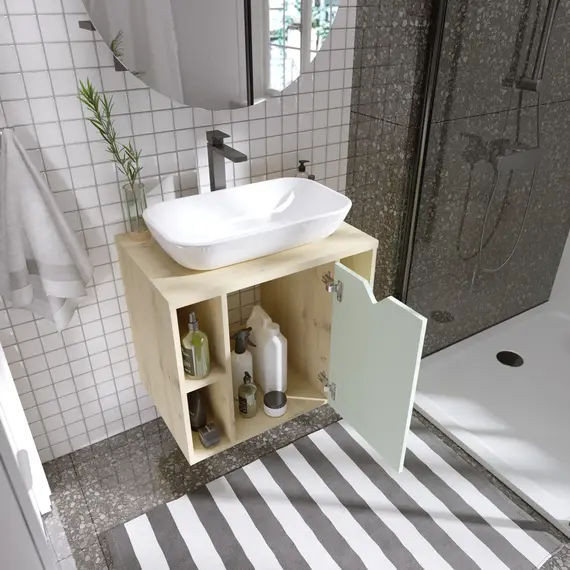 Тумба подвесная 1Marka Delta Мята софт