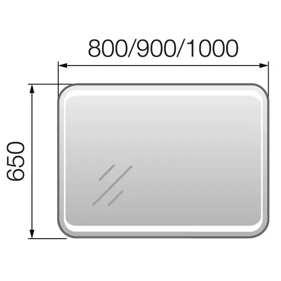 Зеркало 1Марка  Eco