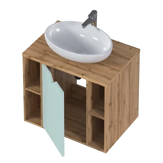 Тумба подвесная 1Marka Delta Мята софт