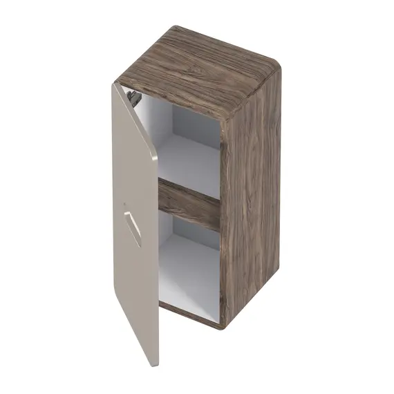 Пенал Vortex 700х350х300П 1д орех каньон коньяк/латте фактурный