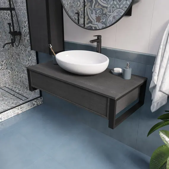 Тумба подвесная 1Marka GRUNGE LOFT 1в.я Секвойя