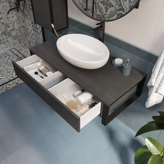 Тумба подвесная 1Marka GRUNGE LOFT 1в.я Секвойя