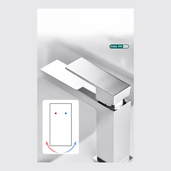 Смеситель для раковины Acwen 11A102CP  хром