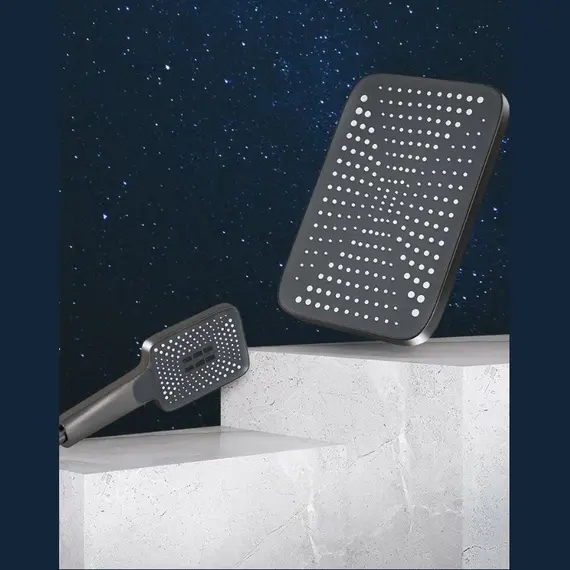 Душевая система ACWEN 1301B с термостатом, встраиваемая с изливом