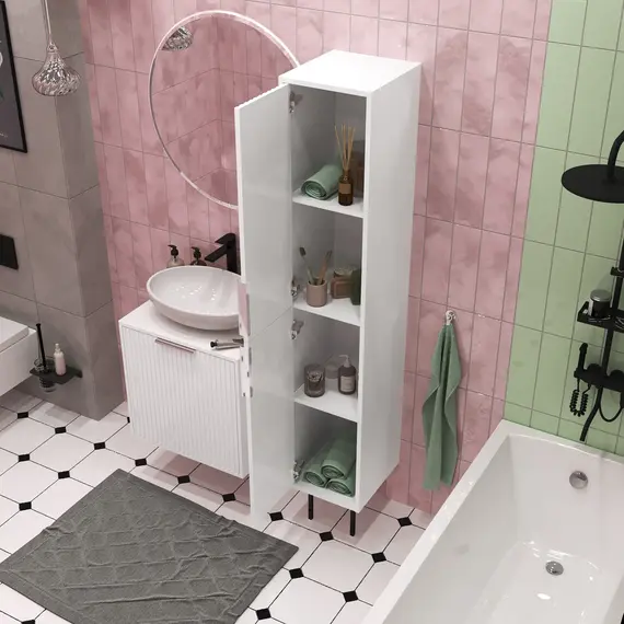 Пенал напольный 1Marka  Estel 35Н 2д White