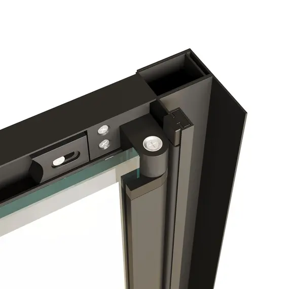 Душевой уголок RGW PA-142B (PA-21B+Z-050-5B) прозрачное/черный