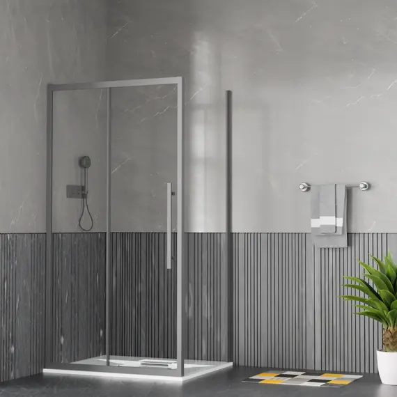 Ограждение душевое ESBANO ESF-108/119/128PS-GM оруж.сталь