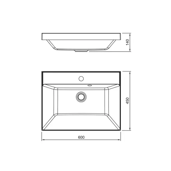 Тумба напольная Style line  "Манхэттен 100/80/70/60" ЭМАЛЬ с раковиной ASTI, 2 ящика, PLUS, белый матовый