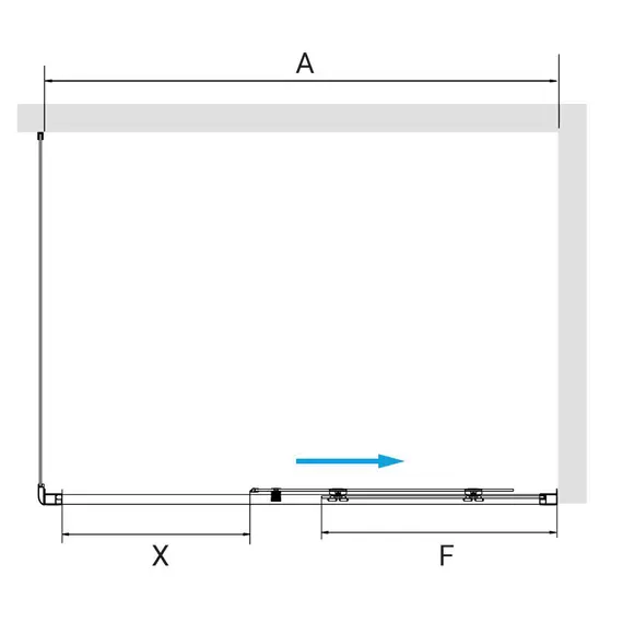 Душевой уголок RGW PA-177B (RGW PA-017B + Z-050-2B) прозрачное/черный