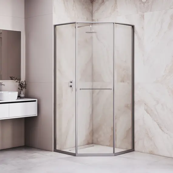 Душевой уголок RGW SV-82Gr "L/R" прозрачное/серый