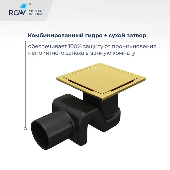 Душевой лоток RGW Drain Leo-02-10Gb