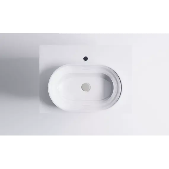 Тумба подвесная с раковиной на столешнице Astra-Form  Шарм с 1 ящ. с вырезом ,темно-серый матовый