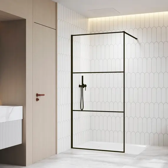 Душевая перегородка RGW WA-09B прозрачное/черный