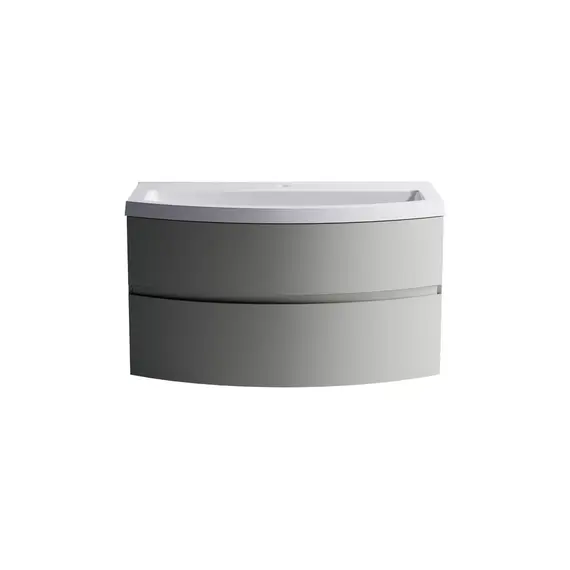 Тумба подвесная с раковиной  Astra-Form Венеция 2.0 с 2 ящиками  серо-бежевый матовый