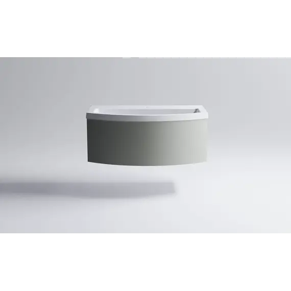 Тумба подвесная с раковиной Astra-Form Венеция 2.0 с 1 ящиком  серо-бежевый матовый