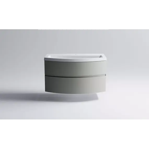 Тумба подвесная с раковиной  Astra-Form Венеция 2.0 с 2 ящиками  серо-бежевый матовый