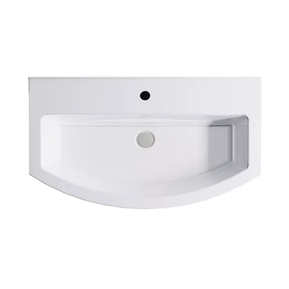 Тумба подвесная с  раковиной Astra-Form Венеция 2.0 с 2 ящиками  белый матовый