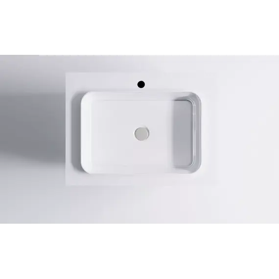 Тумба подвесная с раковиной на столешнице Astra-Form Фрейм с 1 ящ. серо-бежевый матовый