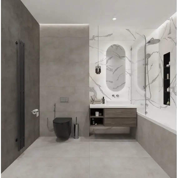  Керамогранит Звезда / Stardust Серый 120x60 карвинг_ 1\43,2