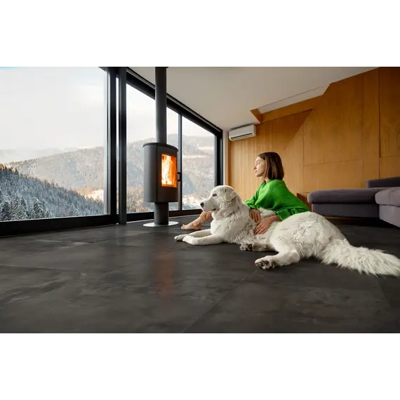  Керамогранит Вайб / Vibe Черный 120x60 _ 1\43,2