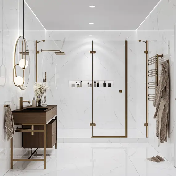 Керамогранит Романтика/Romantic_GT Белый 60х60/60x120 полир. Slim