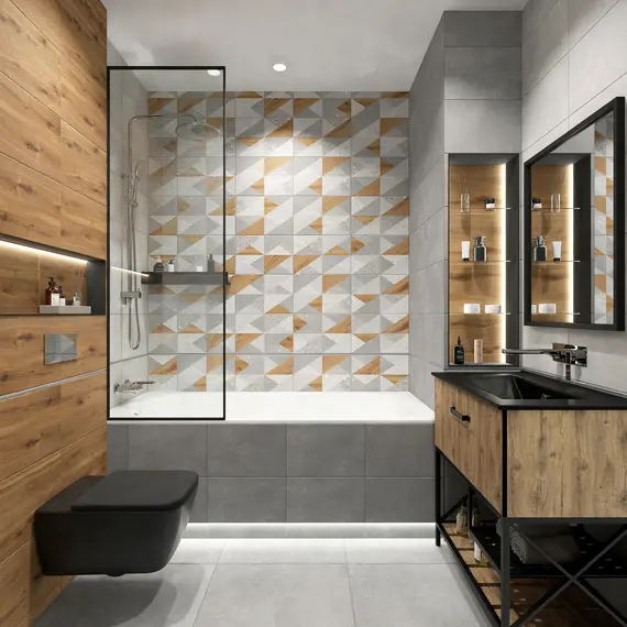 Плитка облиц. Vision Темно-серый  40*27