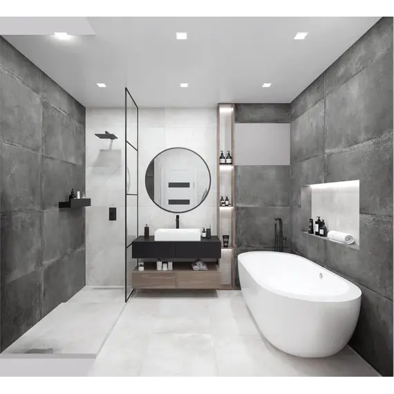 Плитка грес глаз. Forza_GT Серый 60*120 карвинг