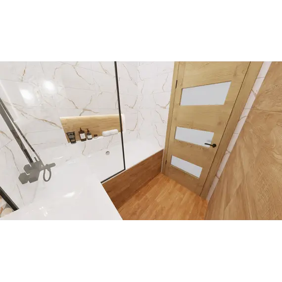 Плитка грес глаз. Stain GT Коричневый  15*60