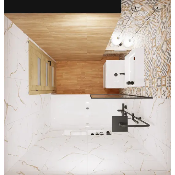 Плитка грес глаз. Stain GT Коричневый  15*60