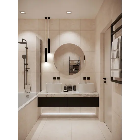 Плитка грес глаз. Onda_GT Бежевый  60*60/60*120 карвинг