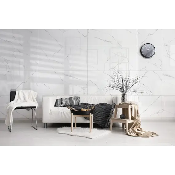 Керамогранит Романтика/Romantic_GT Белый 60х60/60x120 полир. Slim