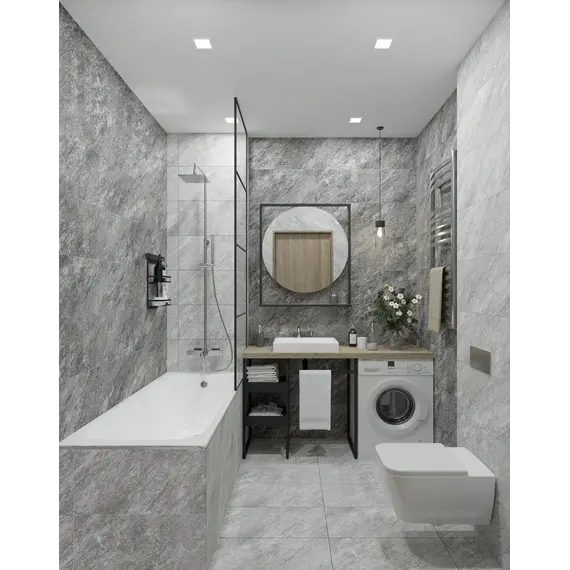  Керамогранит Тор / Thor Светл. сер. 30x60 _ 1\46,08