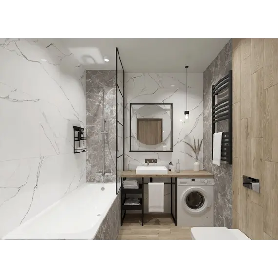 Керамогранит Мрамор / Marmo Белый 60x60 _ 1\43,2