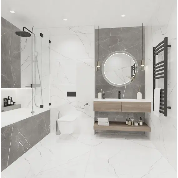 Керамогранит Мрамор / Marmo Белый 60x60 _ 1\43,2