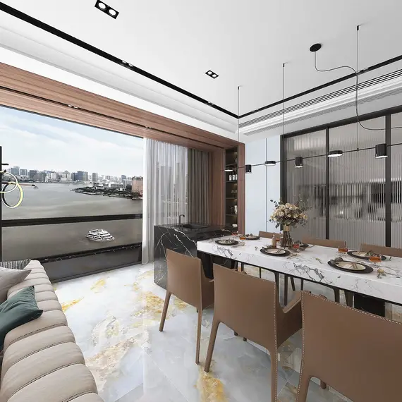 Керамогранит Комета / Cometa Голубой 60x120 _ 1\40,32