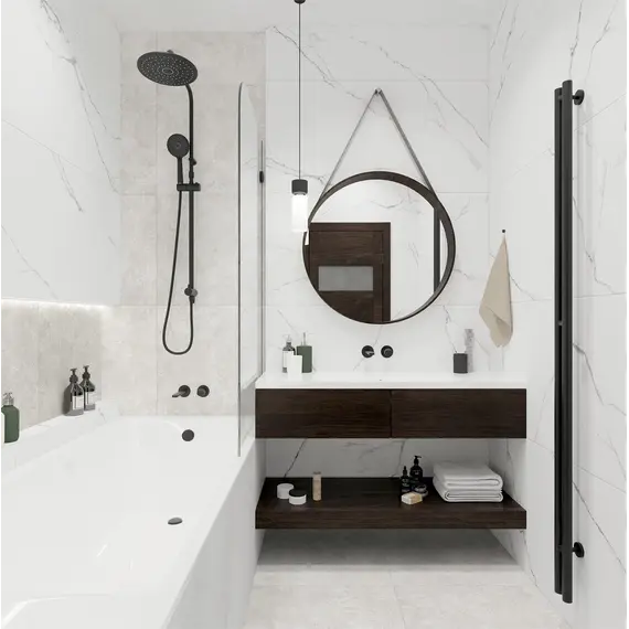 Керамогранит Мрамор / Marmo Белый 60x60 _ 1\43,2