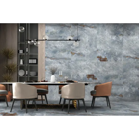  Керамогранит Лунный свет / Moonlight Синий 40x80 _ 1\38,4