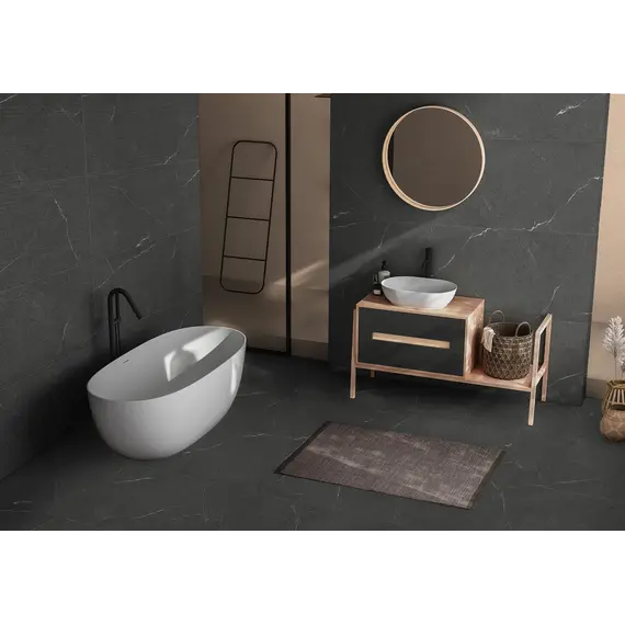 Керамогранит Лазурь / Lakeside Черный 60x120 _линии 1\46,08